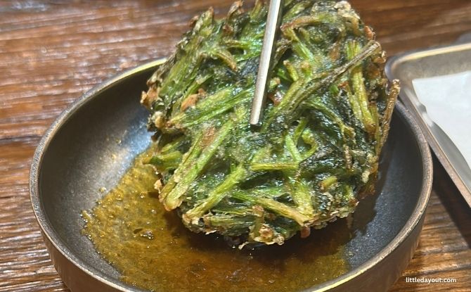 Sam Sam Sam: Samgyetang Inspired By Traditional Korean Herbal Medicine 6 Water Parsley Pancake