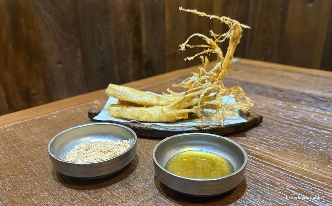 Sam Sam Sam: Samgyetang Inspired By Traditional Korean Herbal Medicine 7 Fried Fresh Ginseng
