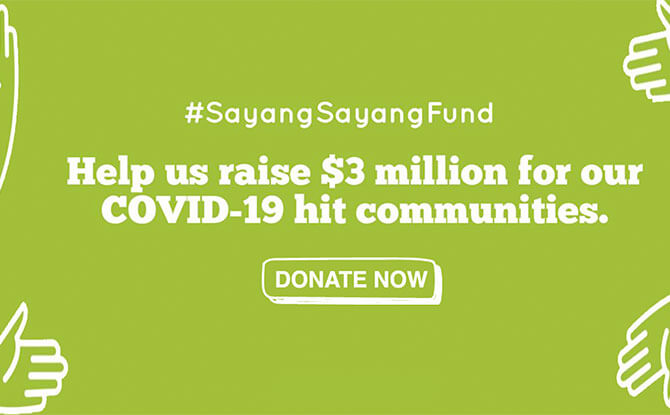 Sayang Sayang Fund Appeals For Donations To Support Community Needs