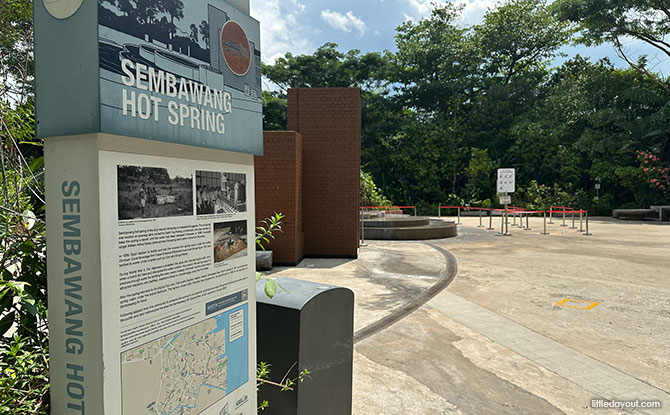 Sembawang Hot Spring Park: Guide To Singapore’s Natural Spa (Including How To Get There) 3 Marker at Sembawang Hot Spring Park