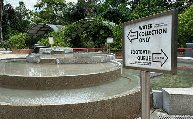 Sembawang Hot Spring Park: Guide To Singapore’s Natural Spa (Including How To Get There) 9 Collect the water from the Cascading Pools