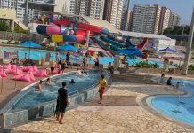 Sengkang Swimming Complex's Amazing Water Slides at ActiveSG Sengkang Sport Centre