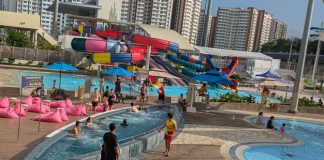 Sengkang Swimming Complex's Amazing Water Slides at ActiveSG Sengkang Sport Centre