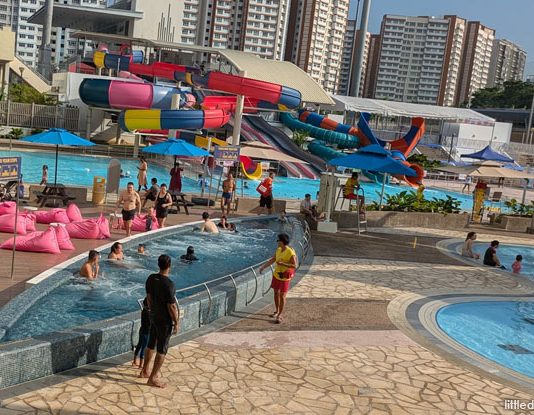 Sengkang Swimming Complex's Amazing Water Slides at ActiveSG Sengkang Sport Centre