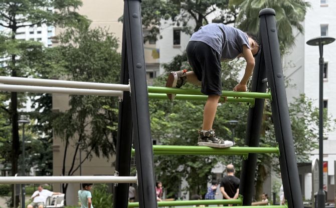 Senja Warrior Course & Go Trail: Fitness, Play & Community 5 A-frame climbing structures
