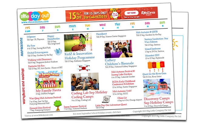 Little Day Out’s Guide To The September School Holidays 2019 In Singapore - Little Day Out