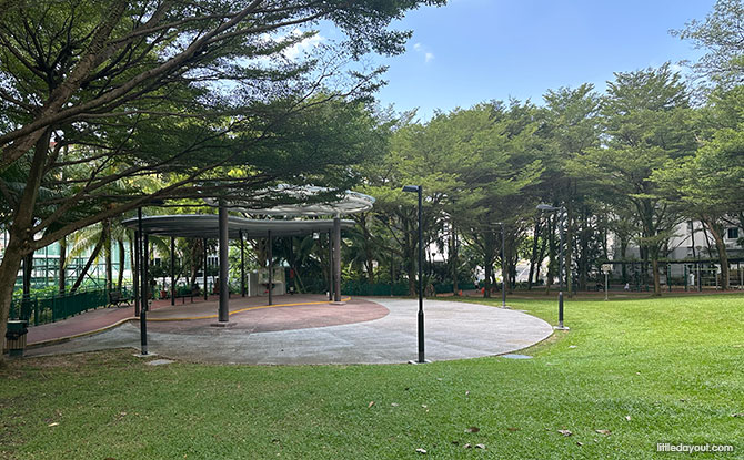 Sheltered Stage Area