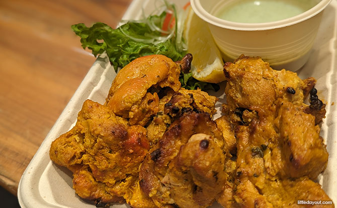 Singapore Food Festival 2025: Food Truck City Tours & More 1 Lasooni Chicken Tikka by Holiday Inn Orchard City Centre ($17.50)