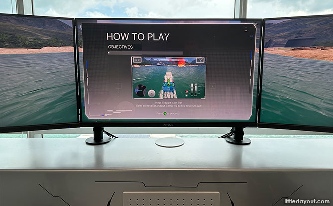 Ship handling simulator