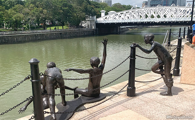 Swimming in the Singapore River