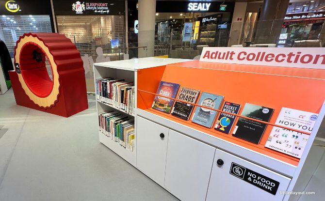 City Square Mall Sit-N-Read Node: Try Kobo EReaders & Browse Digital And Physical Books 4 Curated Reads for Adults and Children