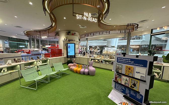 NLB Sit-N-Read Nodes: Book Reading Spaces At The Malls