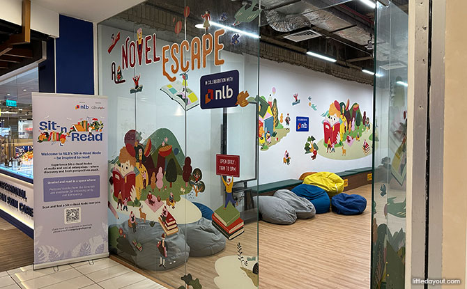 Sit-n-Read Nodes in the Malls: Book Reading Spaces