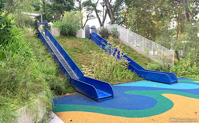 Roller Slide Playground at SkyOasis @ Dawson