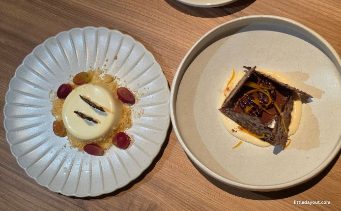 Sky22 Courtyard by Marriott Singapore Novena : A Refreshed Modern Asian Menu with Familiar Flavours 7 The Pandan Panna Cotta (S$12) had subtle chrysanthemum overtones, infused with pandan based flavours.