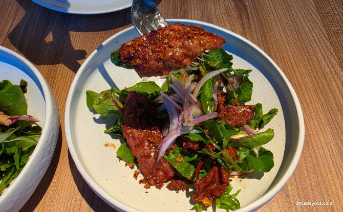 Sky22 Courtyard by Marriott Singapore Novena : A Refreshed Modern Asian Menu with Familiar Flavours 4 Watercress Beef Salad (S$18)