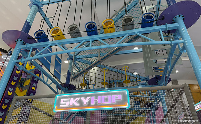 High Element Obstacle Course at the Playground