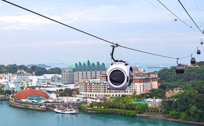 Singapore Cable Car Launches SkyOrb Cabins With Glass-Bottomed Floors