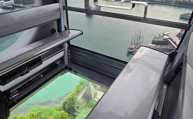 skyorb cable car glass bottom