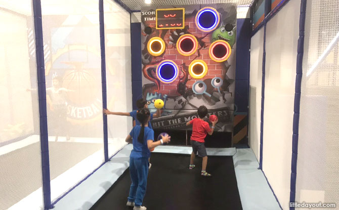 arcade style games and basketball