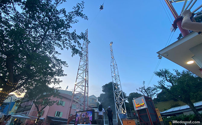 Slingshot Singapore At Clarke Quay: Get Catapulted Out Of A Volcano