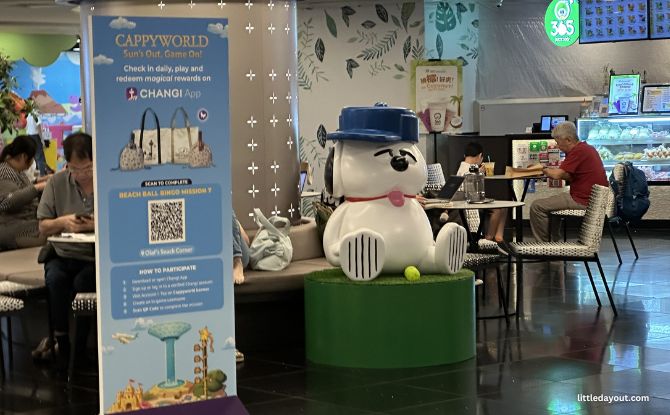 Ready, Sweat, Go! With Snoopy & His Siblings At Changi Airport: Sports Adventures From 29 May to 12 July 2026 6 Olaf sitting by himself