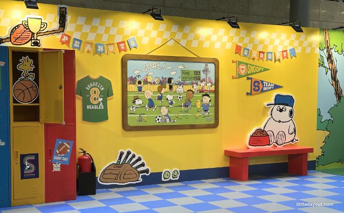 Ready, Sweat, Go! With Snoopy & His Siblings At Changi Airport: Sports Adventures From 29 May to 12 July 2026 9 Peanuts Locker Pop-up