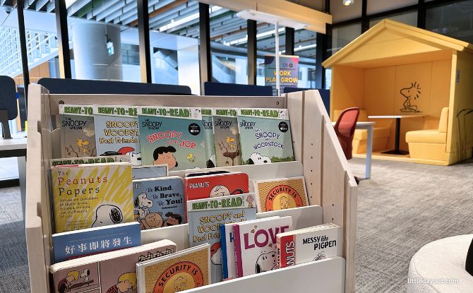 Snoopy & Friends Community TakeOver At Two National Library Board Branches 2 Cosy Up to Snoopy Books