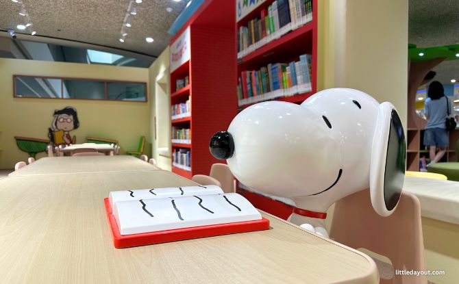 Snoopy Pop-Up Library: The World Of Peanuts Come To Life At Plaza Singapura 3 Charlie Brown's Classroom