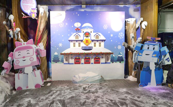 Robocar Poli at Snow City