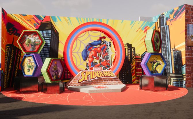 Spider-Man: World of Webs Pop-Up With Spidey Meet-&-Greets 2 Become a Web-Warrior at Themed Photo Spots