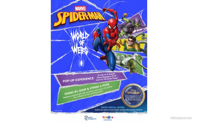 Spider-Man: World of Webs Pop-Up With Spidey Meet-&-Greets 1 Spider-Man: World of Webs Pop-up at Plaza Singapura