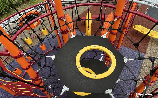 Sports @ McNair: Where Playground Time & Fitness Go Hand-In-Hand 5 upper level of the playground at Sport-in-Precinct at McNair