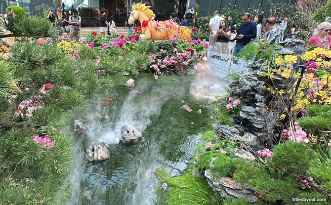 Spring Blossoms At Gardens By The Bay: Gallop Into Prosperity Till 1 March 3 Water features