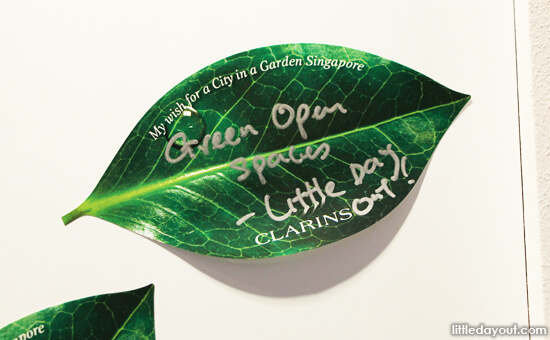 Pen Your Wishes for a City in a Garden Along Orchard Road stickerldo