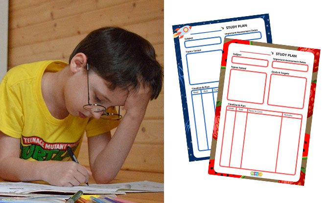 Bite-Sized Parenting: Using A Study Plan For Primary School Exam Revision Bite-Sized Parenting: Using A Study Plan For Primary School Exam Revision