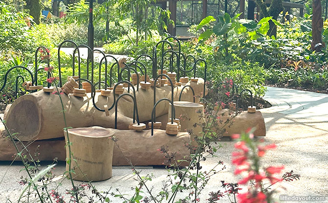 Sun Plaza Park Therapeutic Garden: Beads Maze, Garden Nook & Stepping Stones Sun Plaza Park Therapeutic Garden: Beads Maze, Garden Nook & Stepping Stones