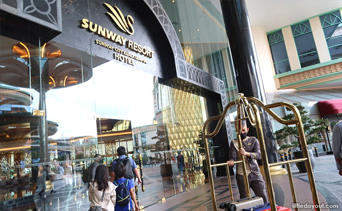 Arriving at Sunway Resort Hotel