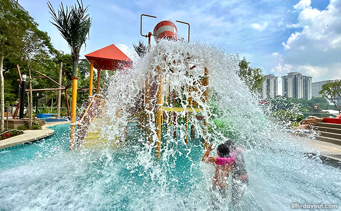 Water play at Sunway Resort Hotel