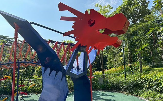 Surbana Jurong Campus Dragon Playground: A Hidden Beast In The Garden