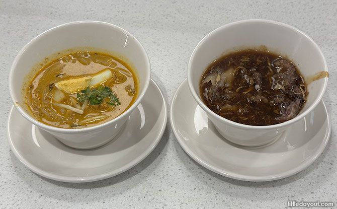 bowl of laksa or beef hor fun