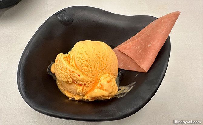 Special Dessert Combination 2: Ham with Hokkaido Snow with Yubari King Gelato