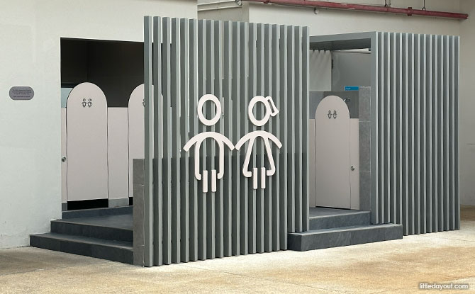 Tampines 1 Playground: Animals On The Rooftop 8 Tampines 1 rooftop include shower and changing areas