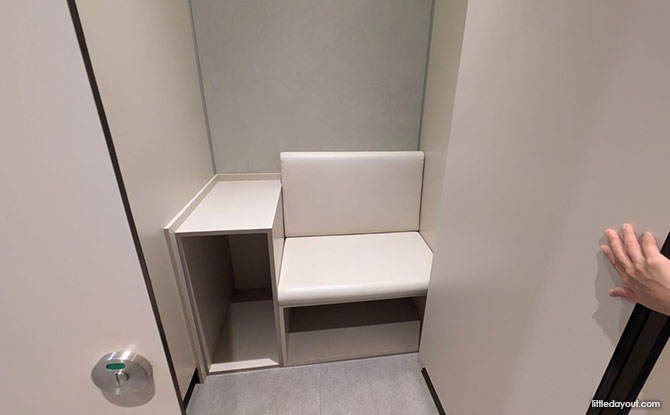 private, lockable breastfeeding rooms at Tampines 1 