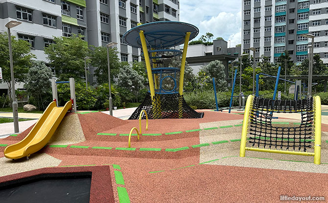 Terraced playground at Tampines Greencourt
