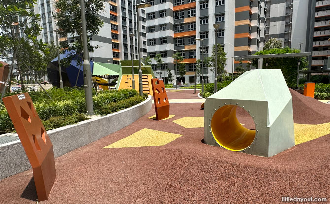 Opportunities for play at the Tampines GreenCourt Playground