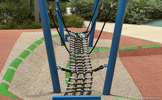 Blue net bridge