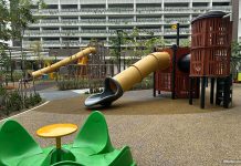 Tampines GreenEmerald Playground: Play Towers & Netted Bridges Tampines GreenEmerald Playground: Play Towers & Netted Bridges