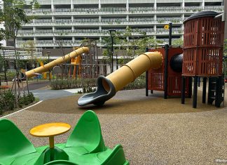 Tampines GreenEmerald Playground: Play Towers & Netted Bridges Tampines GreenEmerald Playground: Play Towers & Netted Bridges