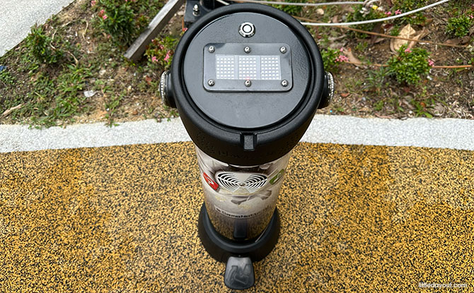 Tampines GreenEmerald Playground: Play Towers & Netted Bridges 6 stepping pedal